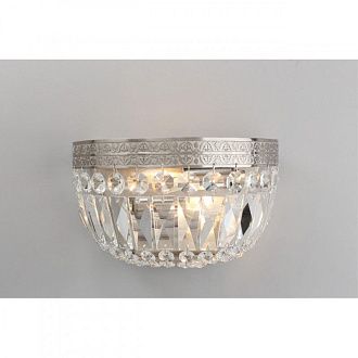 Бра 14*25*15 см, 2*E14, 40W, Aployt Lidi APL.757.11.02, никель