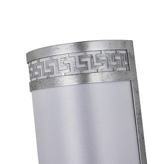 Бра Favourite Exortivus 4010-2W, D115*W180*H485, античного серебра, плафон из белой ткани