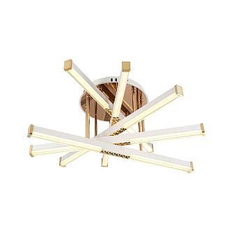 Светильник 60*60*30 см, LED*68W, 3000-6000K, Modelux  MDL.9371.600CL WH, Белый, Золото