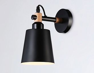 Бра со сменной лампой 23*13*19- см, 1*E27*40W, K, Ambrella Light Traditional TR82213, черный