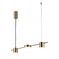 Подвесной светильник 72*10*40-120 см 18W, 3000K, Aployt FRANIA APL.017.13.18, бронзовый