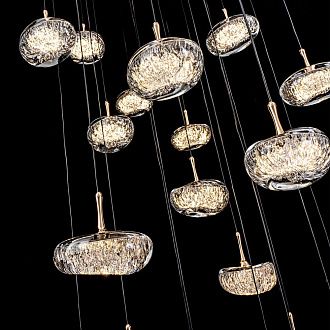 Светильник 80*300 см, *LED*175W, 3000-6000K, Modestyle  MS.6566.25, Чёрный, Золото