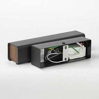 Бра 20*4 см, 7W, 3000K Lussole Dade LSP-7246 черный