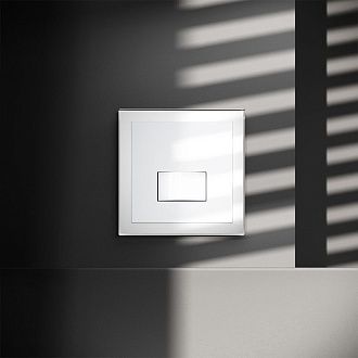 Датчик движения встраиваемый Voltum S70, белый  пластик  VLS070501