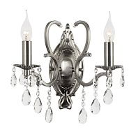 Бра *30*31 см, 2*E14*40W, Arti Lampadari Pisani Nm Pisani E 2.1.2.600 NM, Матовый никель