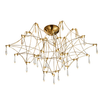 Светильник светодиодный 72*72*48- см, *LED, 28W, 3000K ST Luce Gravetta SL6601.202.78, золотистый