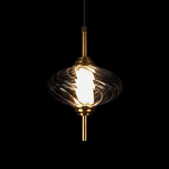 Подвесной светильник *15*-22,5 см, 1*LED*30W, 4000K, LOFT IT Helix 10421/C Smoke, бронзовый