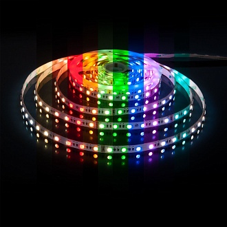 Светодиодная лента Лента светодиодная 24V 24W 60Led 5050 IP20 MIX RGB/дневной белый, 5м Elektrostandard