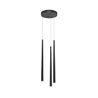 Подвесной светильник 26*26*369,3 см, LED, 19W, 3000К-4000К, Maytoni cascade MOD132PL-L18BK черный