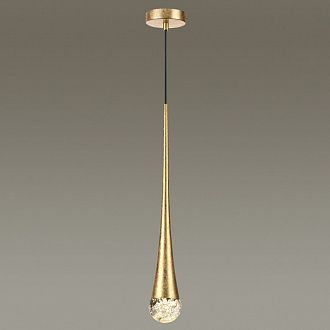 Подвесной светодиодный светильник Odeon Light Gota 4278/1, золотое фольгирование