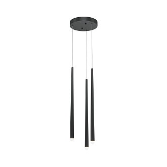 Подвесной светильник 26*26*369,3 см, LED, 19W, 3000К-4000К, Maytoni cascade MOD132PL-L18BK черный
