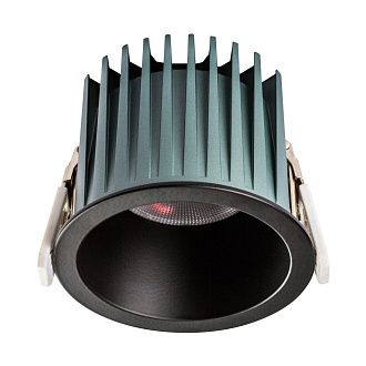 Светильник LED IP44 *8,3*- см, LED*W, 3000K, Lightstar Ciclone 385637, Черный; Черный матовый, вр 7,5 см