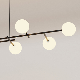 Люстра 116*40*160 см, G4 * 8 40W,  Mantra Cellar 7631, черный