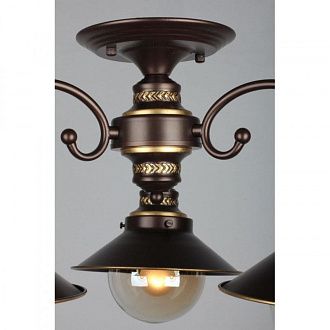 Люстра 61*61*35 см, 3*E27, 60W, Omnilux Omnilux 504 OML-50407-03, коричневый