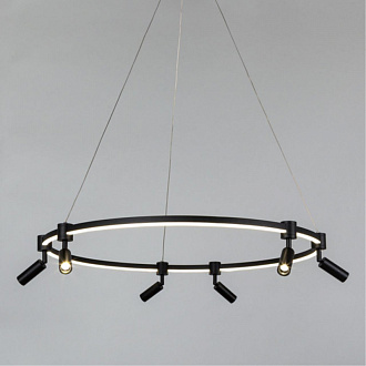 Светильник 80 см, 75W, 3000K-6000K Arte Lamp RING A2186SP-1BK черный