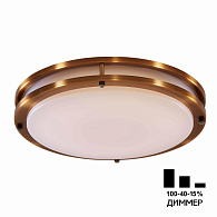 Светильник 45 см, 50W, 4000K Citilux Бостон CL709503N бронза