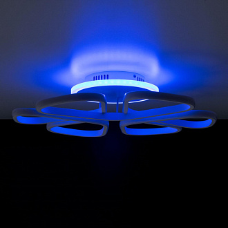 Светильник Citilux Сезар Смарт CL233A250E RGB, 90W LED, 3000-5500K, диаметр 58 см, белый