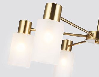 Подвесной светильник 62*62*38,5- см, 6*E14*40W, K, Ambrella Light Traditional TR9581, латунь