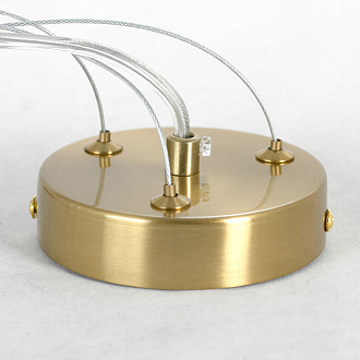Подвесной светильник Lussole LSP-7062, 28*20 см, бронзовый