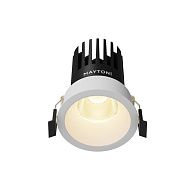 Встраиваемый светильник DL117-15W-2.7K-W **-9,8 см, *LED*15W, K, Maytoni technical Dip DL117-15W-2.7K-W, Белый, вр 7 см
