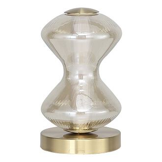Настольная лампа *14*-24,5 см, 1*LED, 6W, 3000K, ST-Luce Spine SL6136.204.01, золотой