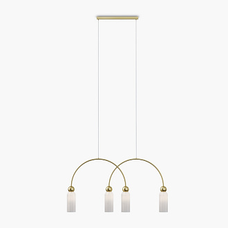 Подвесной светильник 110*10*362,5 см, 4*E14, Maytoni ANTIC MOD302PL-04W золотой