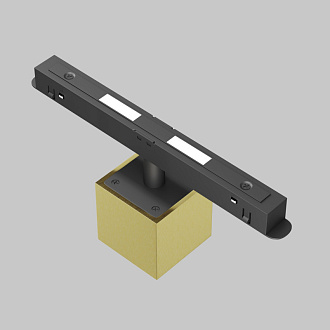 Светильник на шине 19,3*5,3*9,6 см, LED, 7W, 4000К, Maytoni Technical Alfa S TR133-2-7W4K-BS латунный