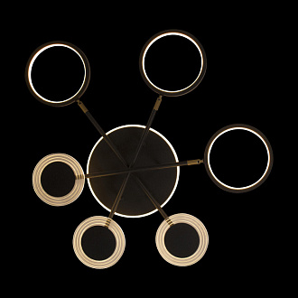 Светильник 73 см, 7*LED*49W, 3000К Loft It 10164S Black Megan, Черный