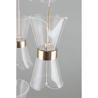 Каскадная люстра 45*70-140 см 80W, 4000K, Aployt Charlayn APL.771.06.80, золотой