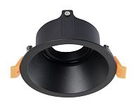 Светильник встроенный 11 см, Crystal Lux CLT 008C1 BL Черный