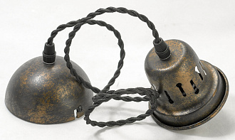 Подвесной светильник Lussole Middletown GRLSP-9801, 30*30 см, коричневый