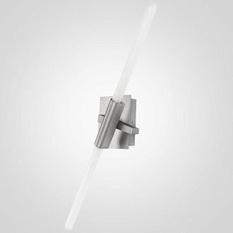 Бра Агнес Sconce 2 плафона 28*28*70 см, 2*G9*40W, ImperiumLoft 44.031, Серебристый