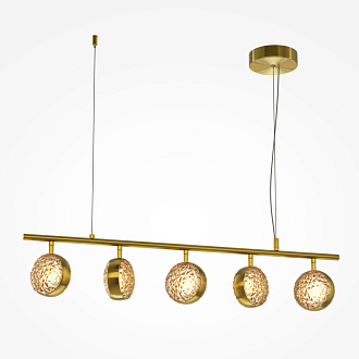 Подвесной светильник 101*16*320 см, LED, 48W, 3000К, Maytoni Mind MOD299PL-L48BS3K латунный