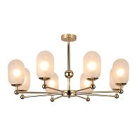 Люстра 80*80*40 см, 8*E14 Gerhort G31008/8GD WT, Золото