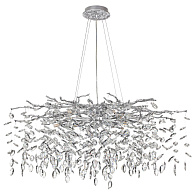 Люстра 80*80*150 см, 12 G9*40W, Odeon Light Delica, хром 4970/12