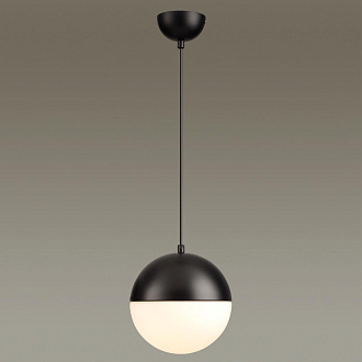 Подвесной светильник Odeon Light Pinga 4958/1A, диаметр 20 см, черный