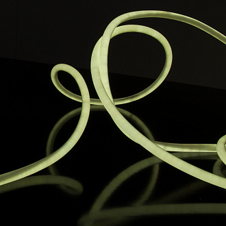 Светодиодный гибкий неон Гибкий неон 220V 9,6W 144Led 2835 IP67 круглый холодный белый, 50 м Elektrostandard, цена за метр