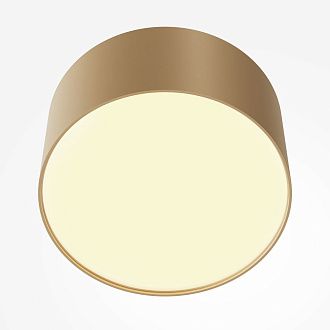 Потолочный светильник 6 см, LED*12W, 2700K, Maytoni Zon 120° C032CL-12W2.7K-RD-MG, Матовое Золото