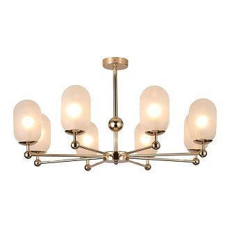 Люстра 80*80*40 см, 8*E14 Gerhort G31008/8GD WT, Золото