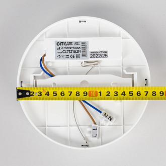 Светильник 18 см, 18W, 4000K Citilux Тао CL712182N Черный 1620lm