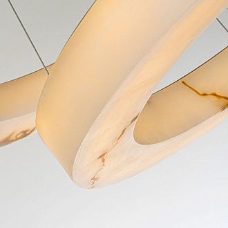 Подвесной светильник *80/50*6/6-180 см, *LED*78W, 3000-6000K, MODELIGHT  MDL.8484.800.500PL BS, Латунь