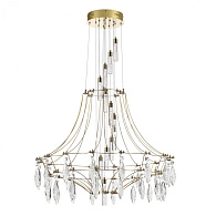 Светильник 81 см, 51W, 4000K, ODEON LIGHT FLAMENCO 7000/51L, золото