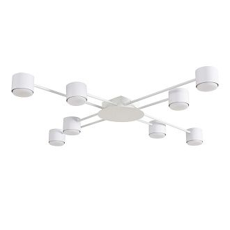 Люстра 105*105*8-8 см, 8*GX53 LED*7W, Lumion Benua LUM8305/8C, белый