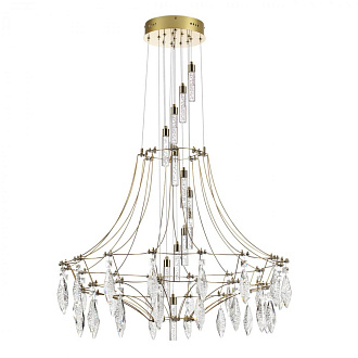 Светильник 81 см, 51W, 4000K, ODEON LIGHT FLAMENCO 7000/51L, золото