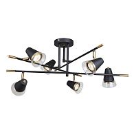 Потолочная люстра 77*36 см, 6*GU10, 35W, F-Promo Trandy 4618-6C, черный матовый
