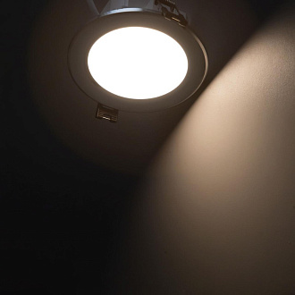Светильник встроенный 11*4,2 см, LED*7 W, 3000-5500-4000 К, Хром Citilux Акви CLD008111V, вр 9 см