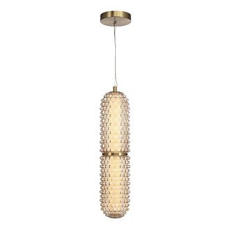 Подвесной светильник 15*150 см, 1*LED*22W, 4000K, ST-Luce Saguaro SL6144.303.01, латунный