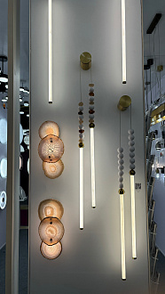 Подвесной светильник 20*180 см, 1 LED*33W, 3000 К, Odeon Light Monella, античная бронза 6639/33L