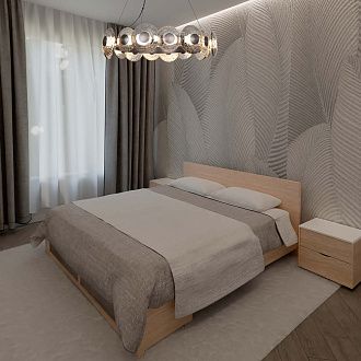 Подвесная люстра 70*29,5-159 см, 16*LED, 72W, 4000K, Favourite Claros 4641-16P, латунь