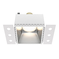Светильник 13 см, Maytoni Downlight Share DL051-01-GU10-SQ-WS, серебро, вр 8 см